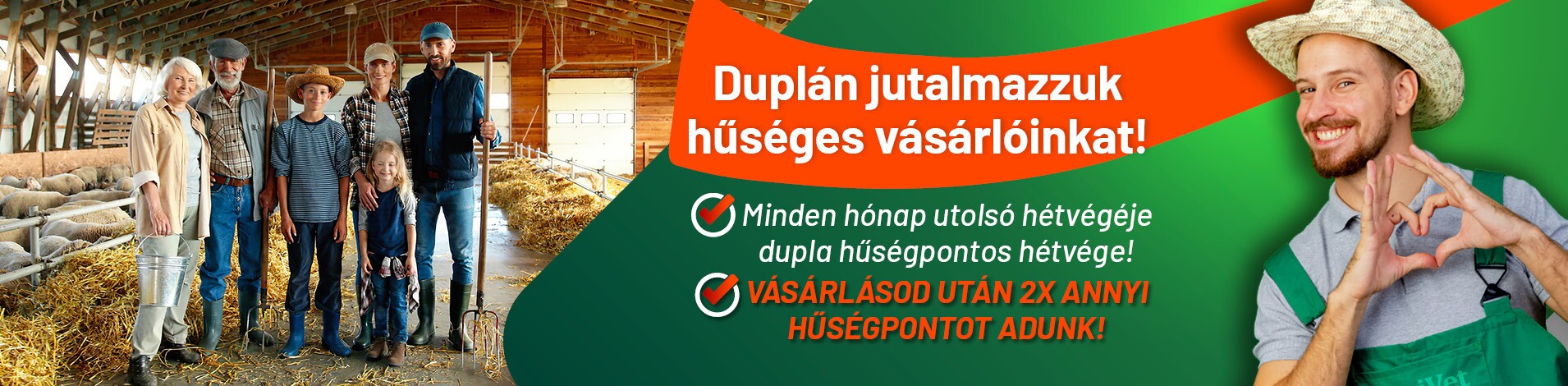 Dupla hűségpontos hétvége