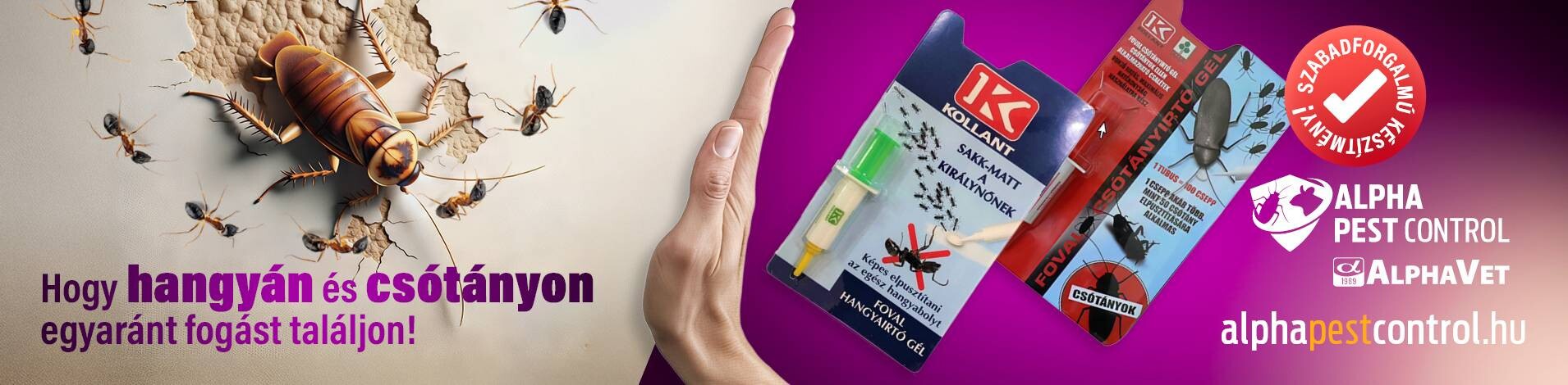 Foval hangya és csótányirtó gél