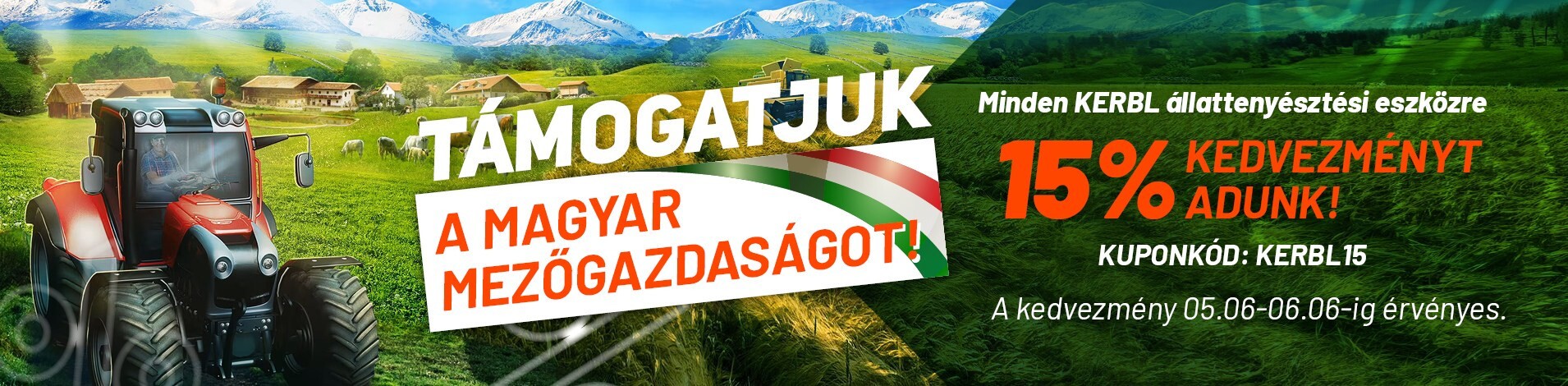 Támogatjuk a magyar mezőgazdaságot