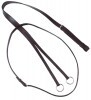 Martingál, fekete bőr, fékkel, pony KR323598