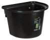 Abrakosvödör akasztóval  fekete 12 L KR32855