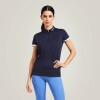 Ariat Bandera 1/4 Zip női póló, navy, M AR10039188M