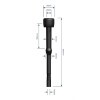 Kehelygumi 22mm Sac 305x14x23mm AVSAC022U