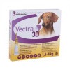 Vectra 3D rácsepegtető oldat minitestű kutyáknak XS (1,5-4kg) 3x CEVA60