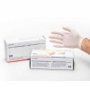 Enyhén púderezett latex vizsgálati kesztyű, L, fehér, 100 db CVT2800112