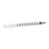 Eldobható 3 részes fecskendő Luer center 1ml alacsony holtterű dugattyú 1x100 CVT2800655