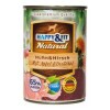 Happy&Fit Natural Dog konzerv csirke, szarvas almával és sáfrányolajjal 400g HF90784