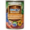 Happy&Fit Natural Dog konzerv kacsa, sonka sütőtökkel és aloe verával 400g HF90838