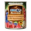 Happy&Fit Natural Dog konzerv junior bárány, marha rizzsel és lenmagolajjal 800g HF90937