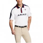 Ariat Team Logo férfi póló, fehér, M
