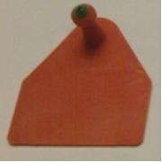 Füljelző Allflex Borjú Narancs Midi