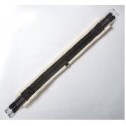 USG Műszőrmés univerzális heveder, fekete szőrmével, 120 cm