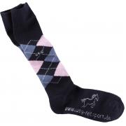USG Original Sockies lovaglózokni, kék/fehér/farmer/pink, 42-46