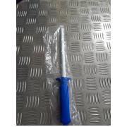 MUSTAD Élező patafaragó késhez műanyag nyélel ( 20 cm x 1.5 cm élező profil )