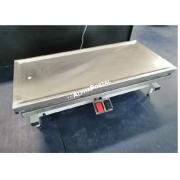 TSV Comfort műtőasztal 60x130x45/105 cm -rozsdamentes acélváz, motorosan emelhető, dönthető