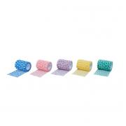 KRUUSE Rugalmas pólya csont mintás, 5 szín a csomagban, 7.5 cm x 4.5 m, 10 db