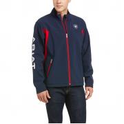 Ariat New Team férfi softshell kabát, sötétkék/piros, S