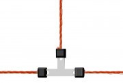 KERBL Litzclip vezeték T-összekötő 3mm, 5db