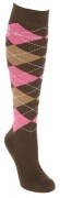 Brescia térdzokni, wood/dark-rose 34-36