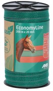 Vp.Szalag Economy Line 200m/20mm 90kg zöld/szürke
