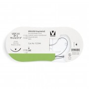 Krupramid varrat, USP 3-0/EP 2, 70 cm, fekete, 24 mm-es tű, 3/8 kör, fordított vágás, 12/db