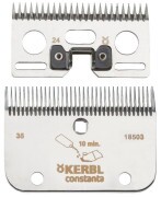 KERBL AR2 Nyírógép vágóél, alsó+felső, szarvasmarha, Nr.20, 24/35, 3mm