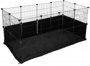 KERBL Hoppla 24 részes nyúlkarám nylon alappal 144x72x72 cm