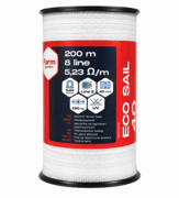 FARMSYSTEM ECO SAIL 40 villanypásztor szalag, fehér, 3,8  /m, 120kg, 200m, 40mm