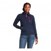Ariat WMS Team Logo Full Zip Sweatshirt