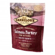 Carnilove Cat Kitten Salmon & Turkey – Healthy Growth - Lazac és Pulyka Hússal 400g