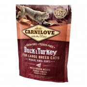 Carnilove Cat Duck & Turkey Large Breed – Muscles, Bones, Joints Kacsa és Pulyka Hússal 400g
