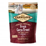 Carnilove Fresh Adult Cat Carp & Trout Sterilised - Ponty és Pisztráng Hússal 400g