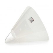 Védőgallér 30 cm átlátszó mintás 1db