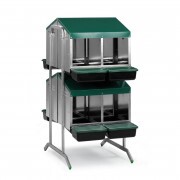 GAUN Battery tojófészek gyűjtőkosárral, 8 rekeszes, kétoldalas