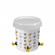 GAUN Baromfi itató vödör 32L, billenő itatóval