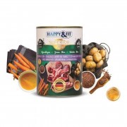Happy&Fit Superior Dog Monoprotein konzerv friss bárányhús sárgarépával, burgonyával 400g