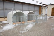 KERBL Vörösfenyő küszöb Premium borjúházhoz 4/5
