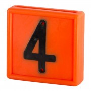 KERBL Jelölőszám 10db/csomag, narancssárga, 4