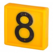 KERBL Jelölőszám 10db/csomag, sárga, 8