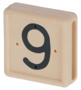 KERBL Lábjelölőszám, 10 db/cs, 9 fehér