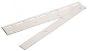KERBL Rögzítőlap rozsdamentes 300 mm, PVC hőfüggönyhöz