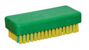 KERBL Kézmosó kefe, 105x45x30 mm, zöld-sárga