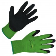 KERBL Smooth Grip zöld, latex hab borítású kesztyű 9/L