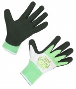 KERBL THINKGREEN gyermekkesztyű, latex borítással 8-10 év