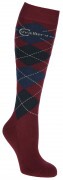 KERBL Brescia lovagló zokni, merlot/szürke, 34-36