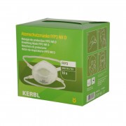 KERBL FFP3-as maszk, szeleppel, 10 db/cs