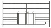 KERBL Bárány panel, 1,83m, magasság: 92 cm