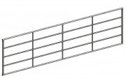 KERBL Kapu 3m, magasság: 100 cm, horganyzott