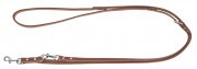 KERBL Mexica szegecses hosszú póráz, szürkésbarna, 18 cmm, 200 cm