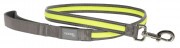 KERBL Light&Reflex villogó póráz, 25 mm, 120 cm, sárga